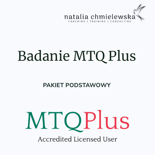 MTQ Plus PODSTAWOWY - Kwestionariusz pomiaru odporno艣ci psychicznej & Indywidualna sesja feedbackowo-coachingowa 1,5 h